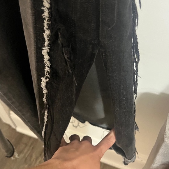 FINAL PRICE Peace Love Word Wide Leg Jeans - Picture 4 of 7